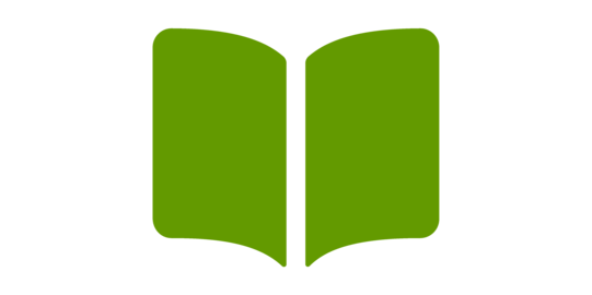 Buch Icon grünes Buch Icon