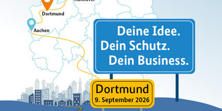 Innovations-Roadshow 2026 Dortmund DPMA TU Dortmund Plakat zur Innovations-Roadshow am 9.9.2026