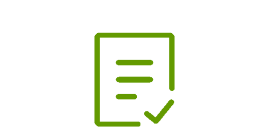 Icon Formular Symbolbild einer Checkliste mit Haken